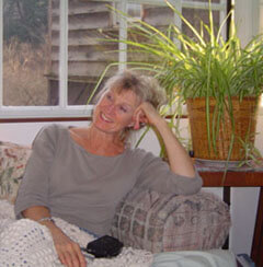A photograph of Pam Reagen, professional organizer, in her Syracuse, NY home.